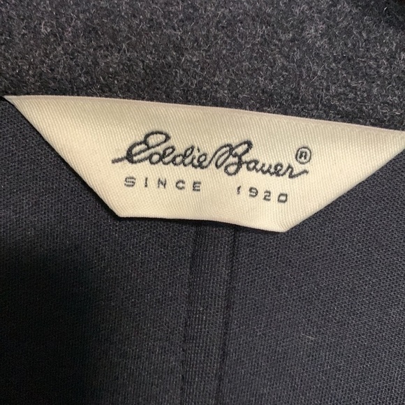 Eddie bauer lightweight wool jacket size medium colour charcoal - Picture 6 of 12